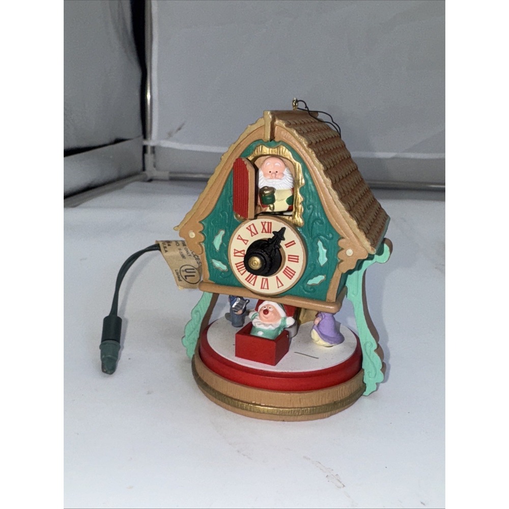 Vintage 1992 Hallmark Enchanted Clock Ornament